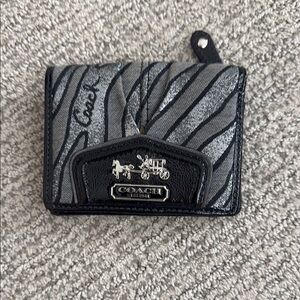 Coach Zebra Print Wallet